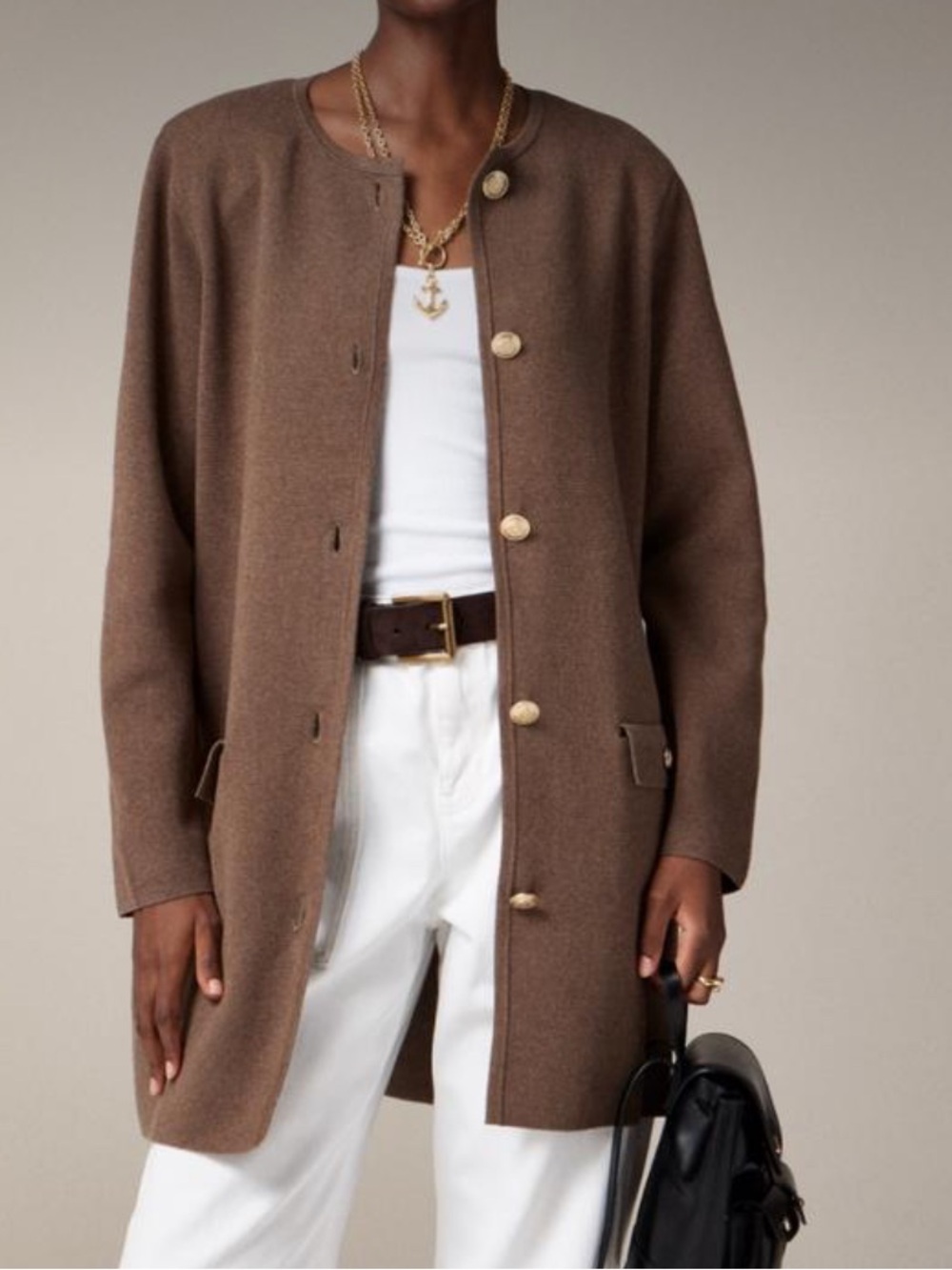 J. Crew Long Giselle Sweater-Blazer